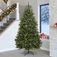 Vidaxx sapin de Noël artificiel avec 300 LED vertes, 270 cm PVC et métal