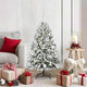 Vidaxx sapin de Noël artificiel avec 150 LED vert et blanc, 120 cm PVC et métal