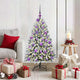 Vidaxx sapin de Noël artificiel avec 150 LED vert et blanc, 120 cm PVC et métal