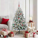 Vidaxx sapin de Noël artificiel avec 150 LED vert et blanc, 150 cm PVC et métal