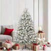 Vidaxx sapin de Noël artificiel avec 300 LED vert et blanc 180 cm PVC et métal