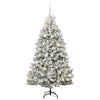 Vidaxx sapin de Noël artificiel avec 300 LED vert et blanc 180 cm PVC et métal