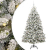 Vidaxx sapin de Noël artificiel avec 300 LED vert et blanc 210 cm PVC et métal