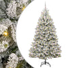 Vidaxx sapin de Noël artificiel avec 300 LED vert et blanc, 240 cm PVC et métal