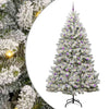 Vidaxx sapin de Noël artificiel avec 300 LED vertes et blanches, 270 cm PVC et métal