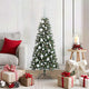 VidaXL sapin de Noël artificiel avec 150 LED vertes, 120 cm PVC et plastique et acier
