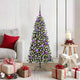 VidaXL sapin de Noël artificiel avec 150 LED vertes, 120 cm PVC et plastique et acier