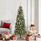 Vidaxx sapin de Noël artificiel avec 300 LED vert 180 cm PVC et plastique et acier