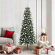 Vidaxx sapin de Noël artificiel avec 300 LED vert 180 cm PVC et plastique et acier