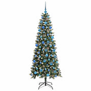 Vidaxx sapin de Noël artificiel avec 300 LED vert 180 cm PVC et plastique et acier - afbeelding 3