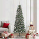 VidaXL sapin de Noël artificiel avec 300 LED vertes, 210 cm PVC et plastique et acier