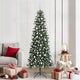 VidaXL sapin de Noël artificiel avec 300 LED vertes, 210 cm PVC et plastique et acier