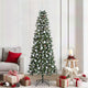 VidaXL sapin de Noël artificiel avec 300 LED vertes, 210 cm PVC et plastique et acier