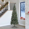 Vidaxx sapin de Noël artificiel avec 300 LED vertes, 240 cm PVC et plastique et acier