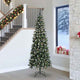 Vidaxx sapin de Noël artificiel avec 300 LED vertes, 240 cm PVC et plastique et acier