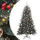 VidaXL sapin de Noël artificiel avec 150 LED vertes, 150 cm PVC et plastique et acier