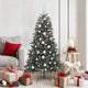 VidaXL sapin de Noël artificiel avec 150 LED vertes, 150 cm PVC et plastique et acier