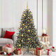 Vidaxx sapin de Noël artificiel avec 300 LED vert 180 cm PVC et plastique et acier