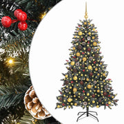 Vidaxx sapin de Noël artificiel avec 300 LED vert 180 cm PVC et plastique et acier - afbeelding 2