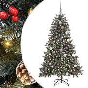 Vidaxx sapin de Noël artificiel avec 300 LED vert 180 cm PVC et plastique et acier - afbeelding 2