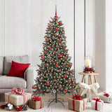 Vidaxx sapin de Noël artificiel avec 300 LED vert 180 cm PVC et plastique et acier - afbeelding 1