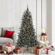 Vidaxx sapin de Noël artificiel avec 300 LED vert 180 cm PVC et plastique et acier