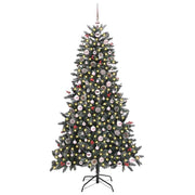 Vidaxx sapin de Noël artificiel avec 300 LED vert 180 cm PVC et plastique et acier - afbeelding 3