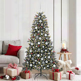 Vidaxx sapin de Noël artificiel avec 300 LED vert 180 cm PVC et plastique et acier - afbeelding 1