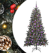 Vidaxx sapin de Noël artificiel avec 300 LED vert 180 cm PVC et plastique et acier - afbeelding 2