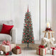 VidaXL sapin de Noël artificiel avec 150 LED vertes, 120 cm PVC et plastique et acier