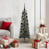 VidaXL sapin de Noël artificiel avec 150 LED vertes, 120 cm PVC et plastique et acier