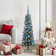 VidaXL sapin de Noël artificiel avec 150 LED vertes, 120 cm PVC et plastique et acier