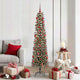 Vidaxx sapin de Noël artificiel avec 300 LED vert 180 cm PVC et plastique et acier