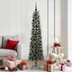 Vidaxx sapin de Noël artificiel avec 300 LED vert 180 cm PVC et plastique et acier