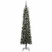 Vidaxx sapin de Noël artificiel avec 300 LED vert 180 cm PVC et plastique et acier - afbeelding 3