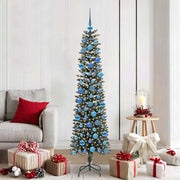 Vidaxx sapin de Noël artificiel avec 300 LED vert 180 cm PVC et plastique et acier - afbeelding 1