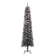 VidaXL sapin de Noël artificiel avec 300 LED vertes, 210 cm PVC et plastique et acier - afbeelding 3