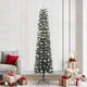 Vidaxx sapin de Noël artificiel avec 300 LED vertes, 240 cm PVC et plastique et acier