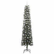 Vidaxx sapin de Noël artificiel avec 300 LED vertes, 240 cm PVC et plastique et acier - afbeelding 3