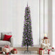 Vidaxx sapin de Noël artificiel avec 300 LED vertes, 240 cm PVC et plastique et acier