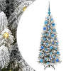 Vidaxx sapin de Noël artificiel blanc 120 cm PVC et plastique et acier et PE