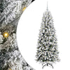 Vidaxx sapin de Noël artificiel blanc 150 cm PVC et plastique et acier et PE