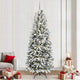 Vidaxx sapin de Noël artificiel blanc 240 cm PVC et plastique et acier et PE