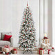 Vidaxx sapin de Noël artificiel blanc 240 cm PVC et plastique et acier et PE