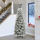 Vidaxx sapin de Noël artificiel blanc 240 cm PVC et plastique et acier et PE