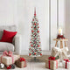 Vidaxx sapin de Noël artificiel avec 150 LED blanc 120 cm PVC et métal et plastique