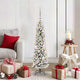 Vidaxx sapin de Noël artificiel avec 150 LED blanc 120 cm PVC et métal et plastique