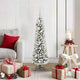 Vidaxx sapin de Noël artificiel avec 150 LED blanc 120 cm PVC et métal et plastique