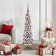 Vidaxx sapin de Noël artificiel avec 150 LED blanc 120 cm PVC et métal et plastique