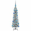 Vidaxx sapin de Noël artificiel avec 150 LED blanc 120 cm PVC et métal et plastique